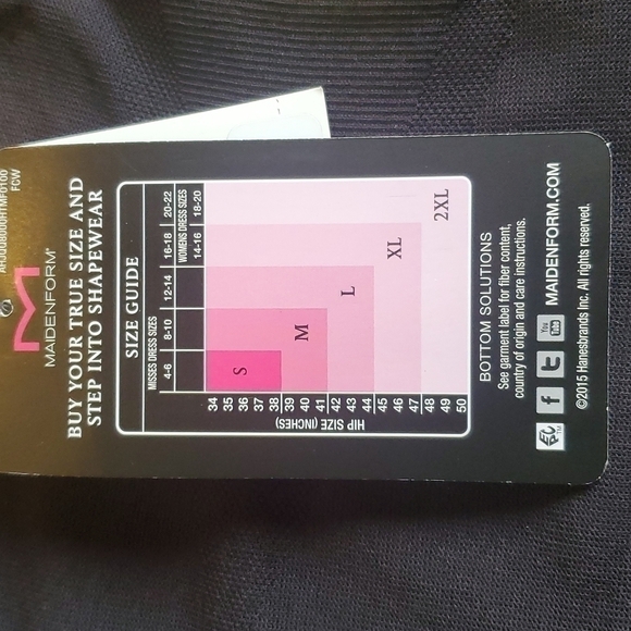 NWT Black Maidenform Ultra Control Thigh Slimmer Sz Small - Picture 5 of 7